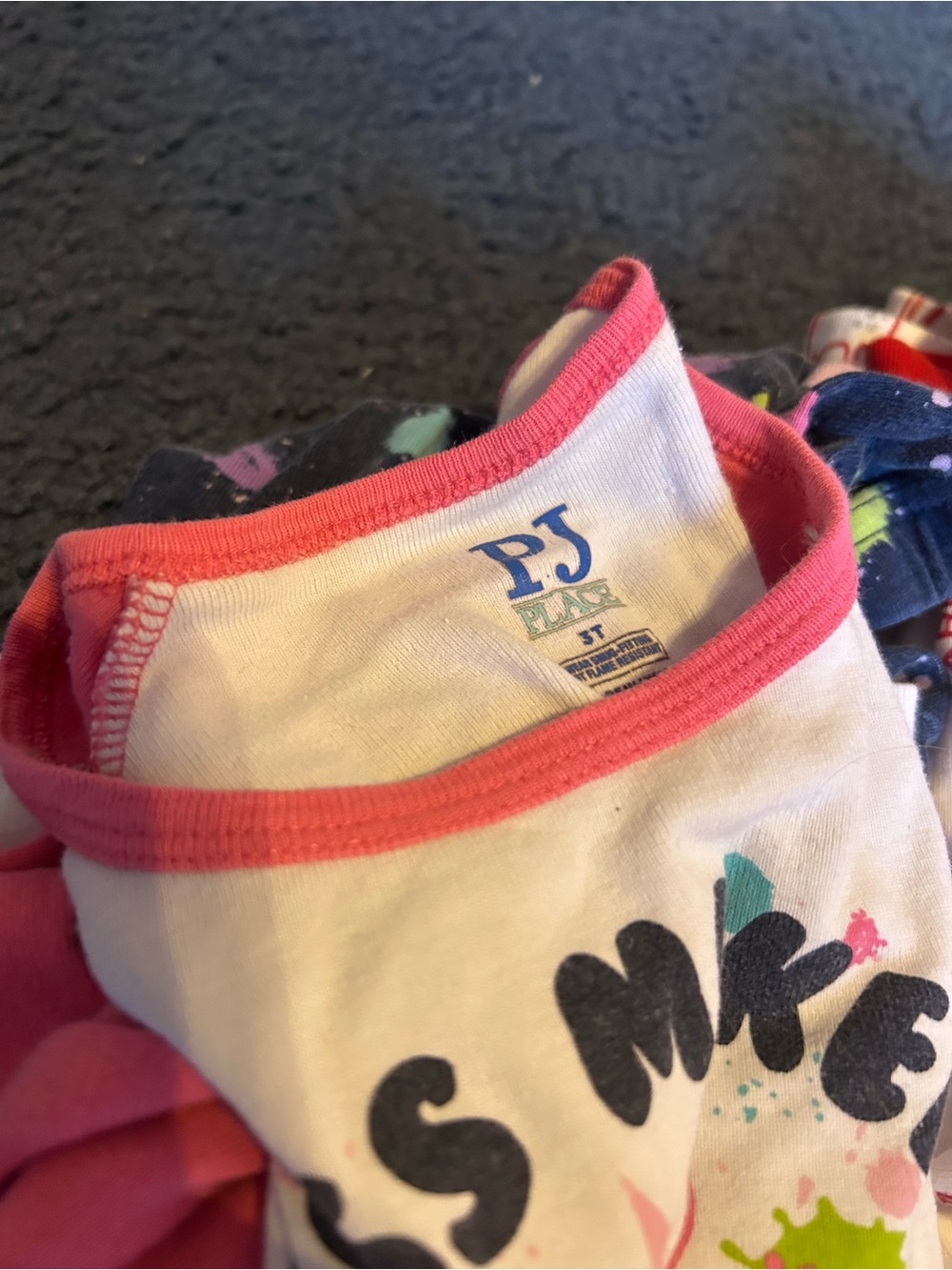 Toddler girl 3T pajamas set bundle lot different brands carters, mudpie, Disney - Picture 7 of 9
